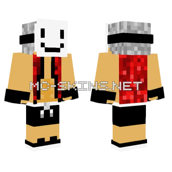 Koku 117 Minecraft skin, front and back