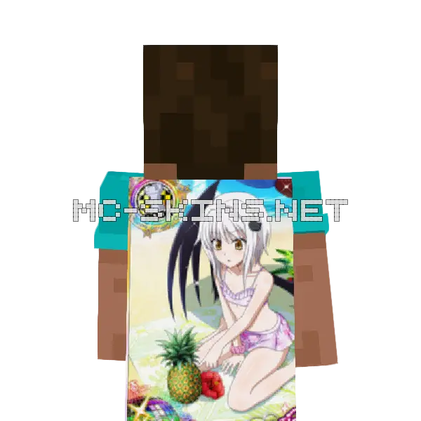 Koneko Toujou Bikini cape, outside and lining