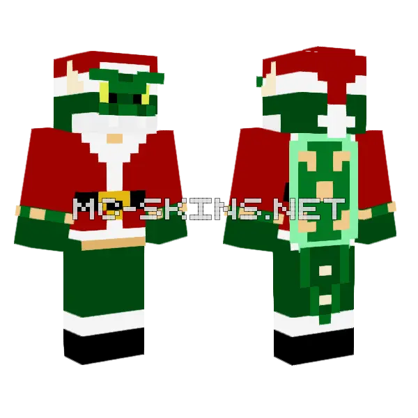 Koopa Klaws Minecraft skin, front and back