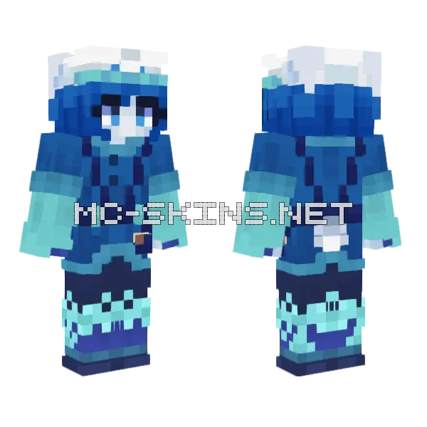 Korie Phok V2 Minecraft skin, front and back