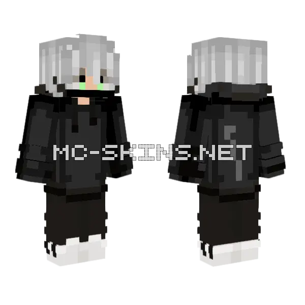 Koru Minecraft skin, front and back