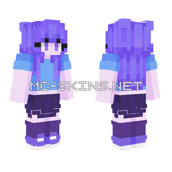 Korvella 3 No Jacket Minecraft skin, front and back
