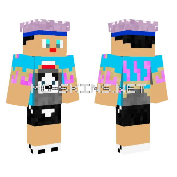 Koszulka 449 Minecraft skin, front and back