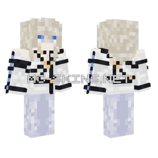 Koyukiii Minecraft skin, front and back