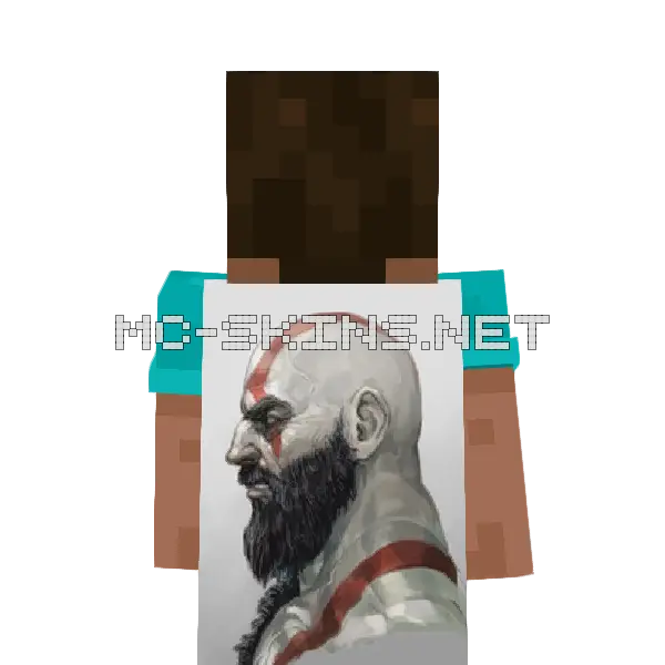 Kratos Angry cape, outside and lining