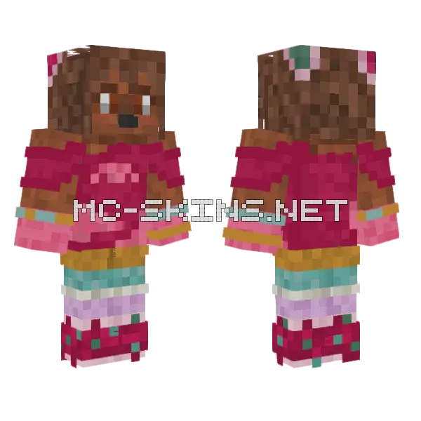 Kris Minecraft skin, front and back