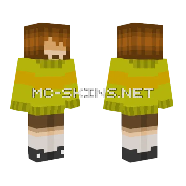 Kris Light World Minecraft skin, front and back