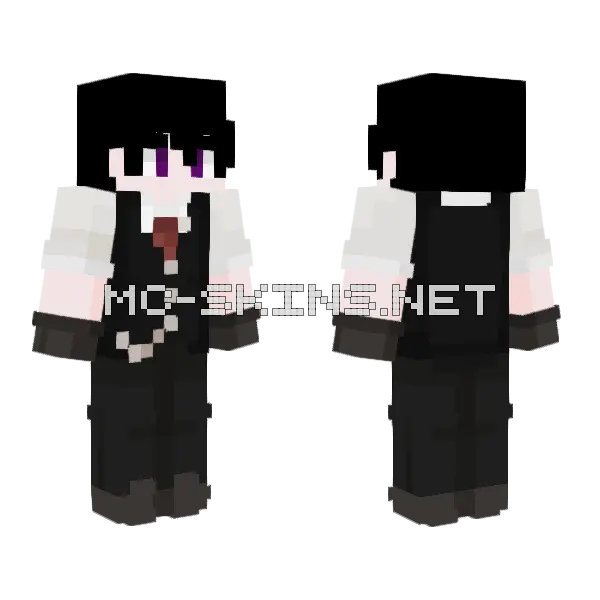 Kristian Minecraft skin, front and back