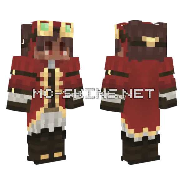 Kristoff Steampunk Minecraft skin, front and back