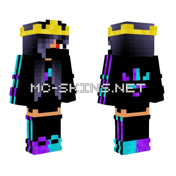 ksfq Minecraft skin, front and back