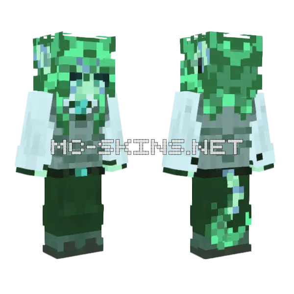 Kurian V2 Minecraft skin, front and back
