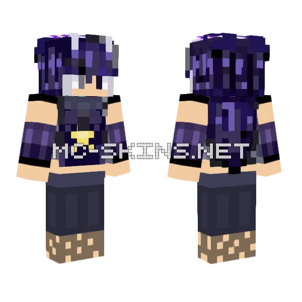 Kurieita Re Done Minecraft skin, front and back