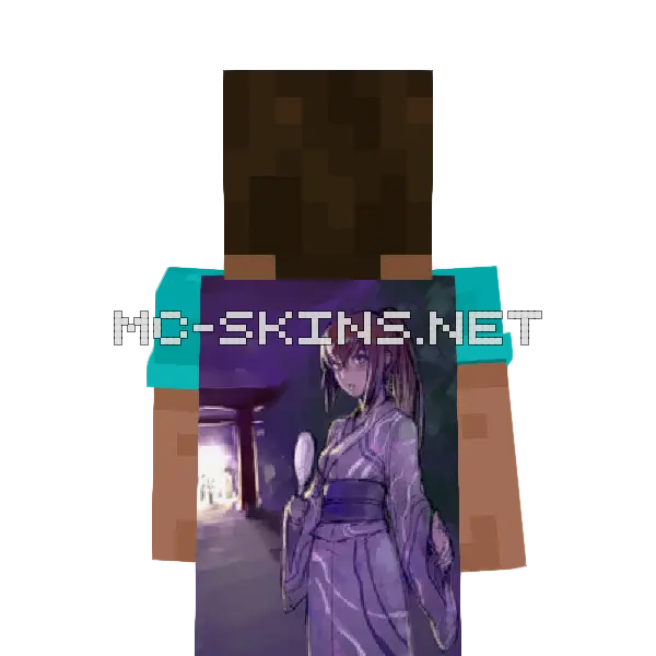 Kurisu Makise Kimono cape, outside and lining