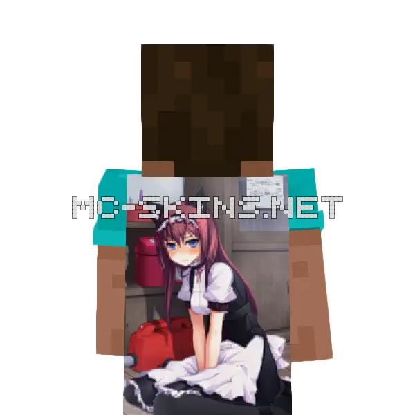 Kurisu Makise Maid cape, outside and lining
