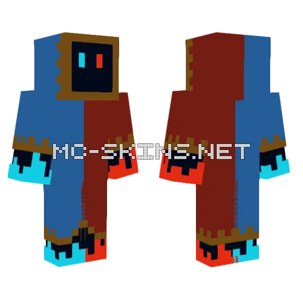 Kurmp Minecraft skin, front and back