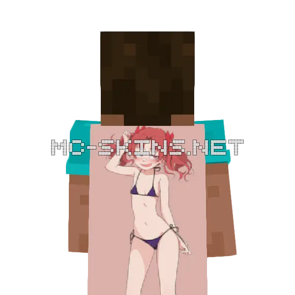 Kuroko Shirai Bikini cape, outside and lining