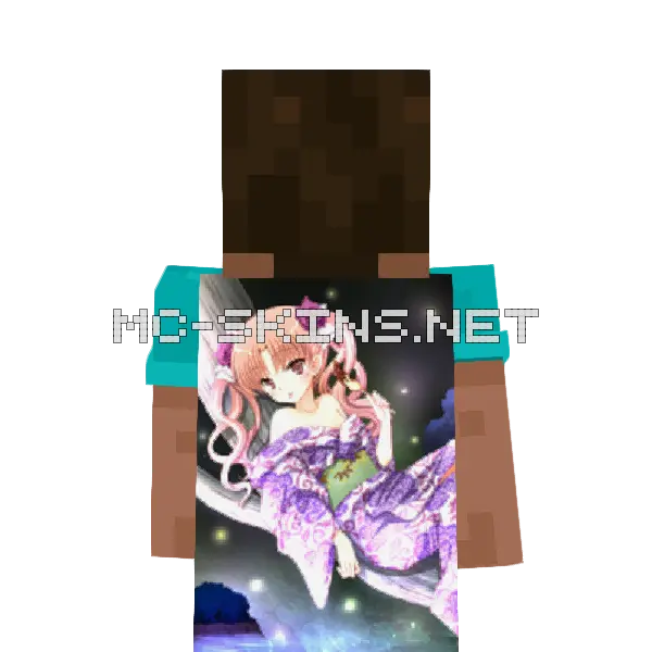 Kuroko Shirai Kimono cape, outside and lining