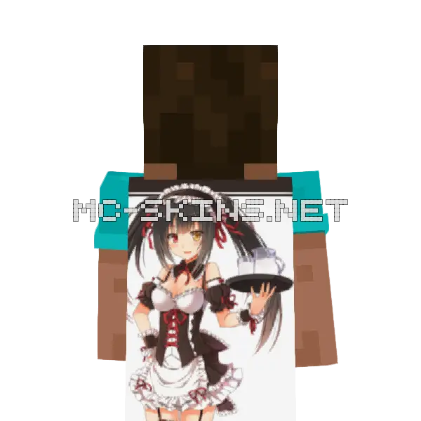 Kurumi Tokisaki Maid cape, outside and lining
