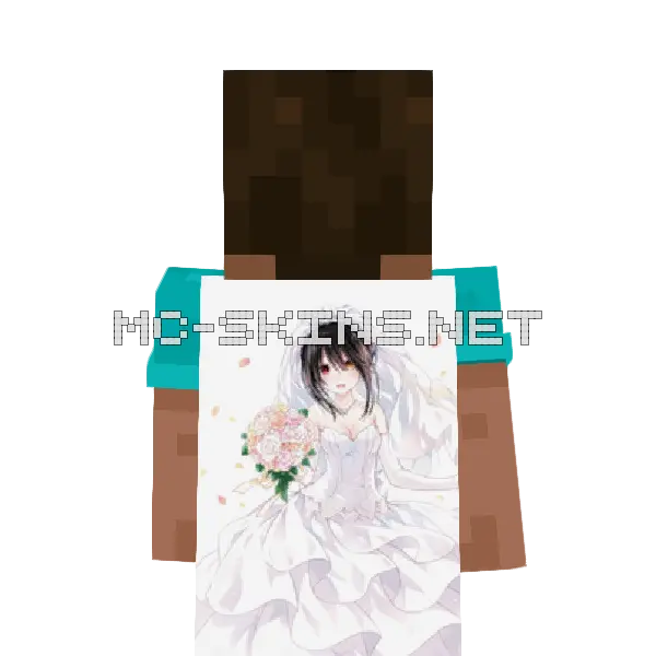 Kurumi Tokisaki Wedding Dress cape, outside and lining