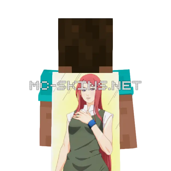 Kushina Uzumaki cape, outside and lining