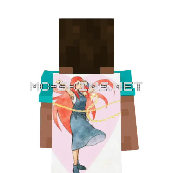 Kushina Uzumaki Dress cape, outside and lining