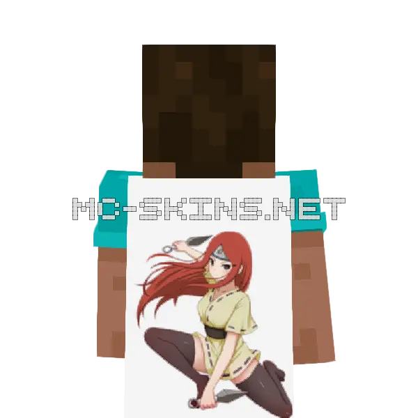Kushina Uzumaki Kimono cape, outside and lining
