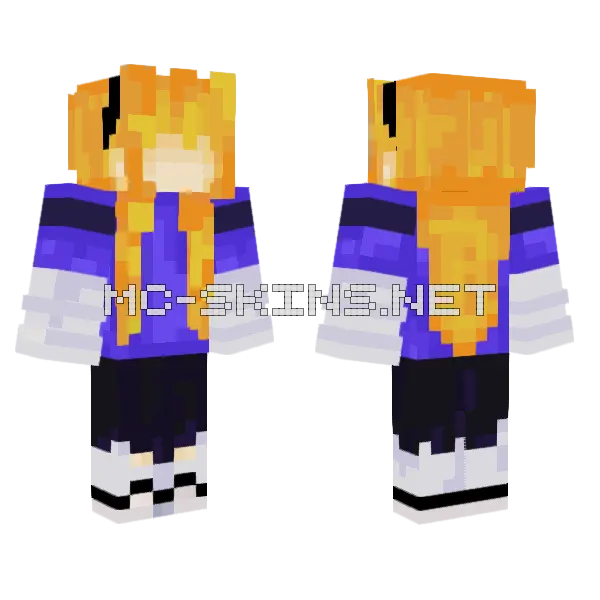 Kyana Projects1 By Urey Minecraft skin, front and back