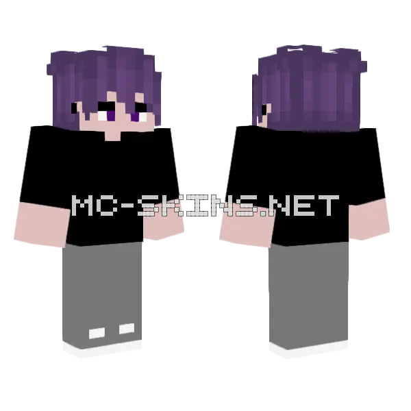 Kye Minecraft skin, front and back