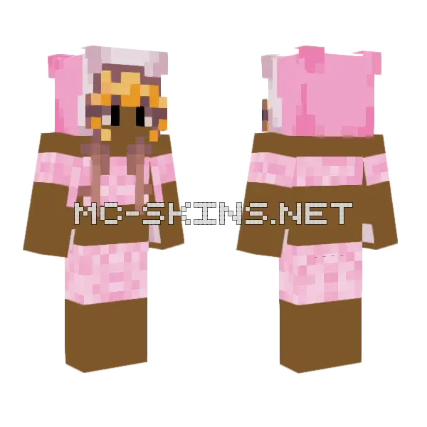 Kyiaa Swimming Suit Minecraft skin, front and back