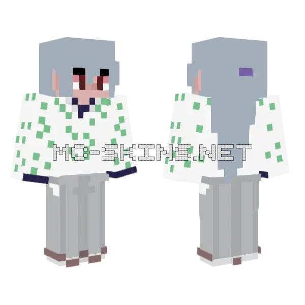 Kyki Minecraft skin, front and back