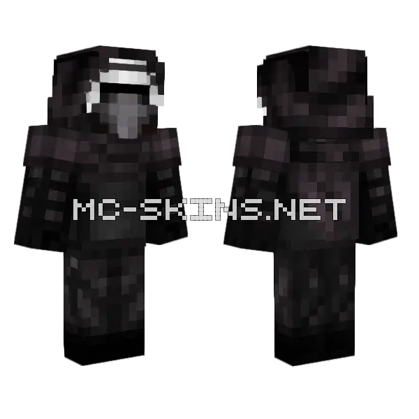 Kylo Ren Skin Minecraft skin, front and back
