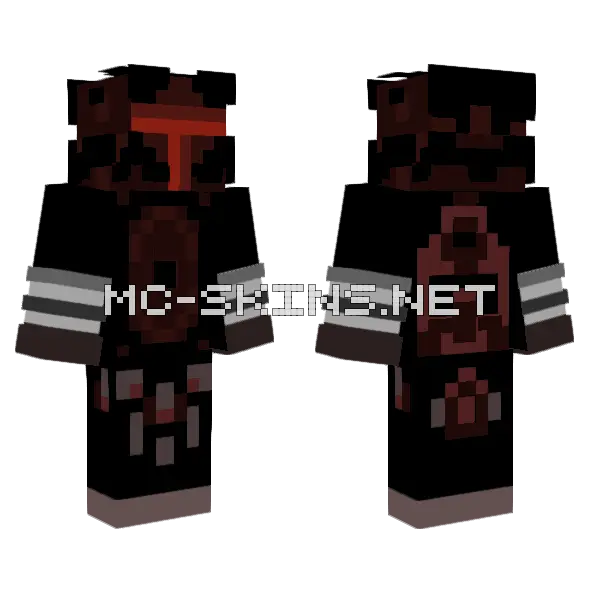 Kylo Ren Skin Minecraft skin, front and back