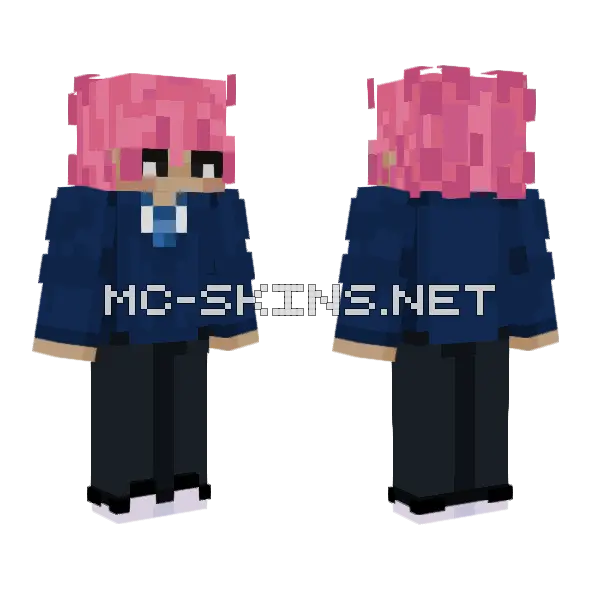 Kyo Seishun Minecraft skin, front and back