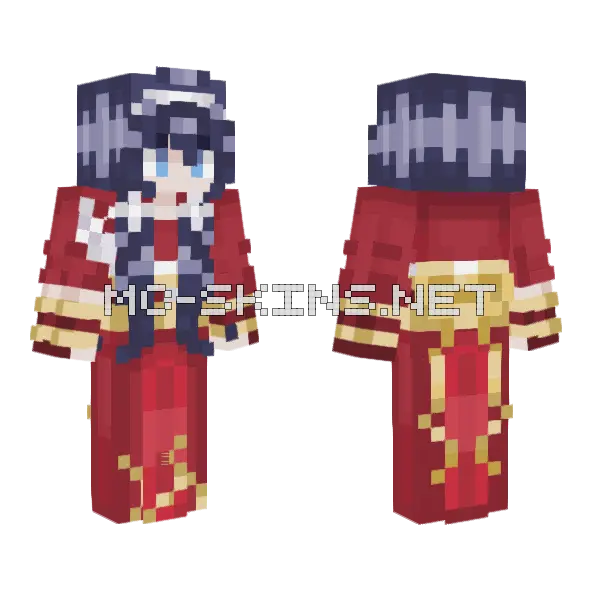 Kyouka Izumi Minecraft skin, front and back