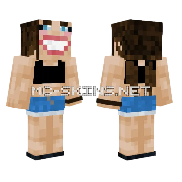 Kyr Fine Shyt Minecraft skin, front and back