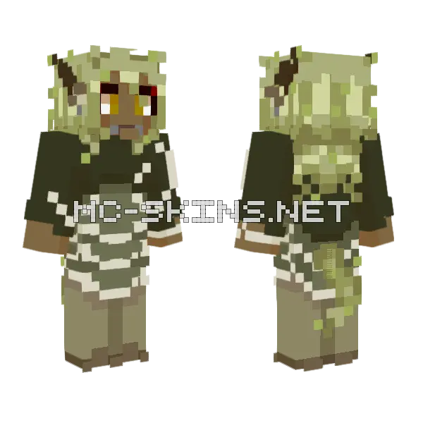 Kyran Minecraft skin, front and back