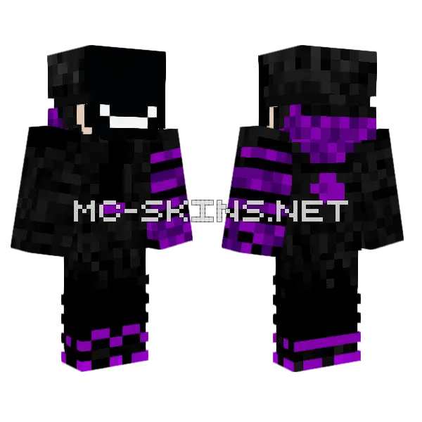 Kyrox557 Black Suit Minecraft skin, front and back