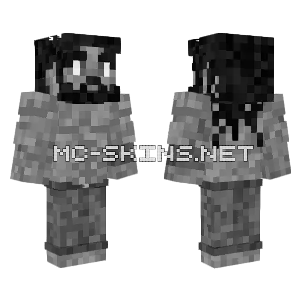 Kyrus Minecraft skin, front and back