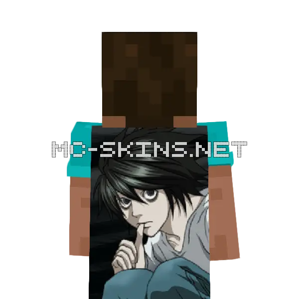 L Lawliet cape, outside and lining