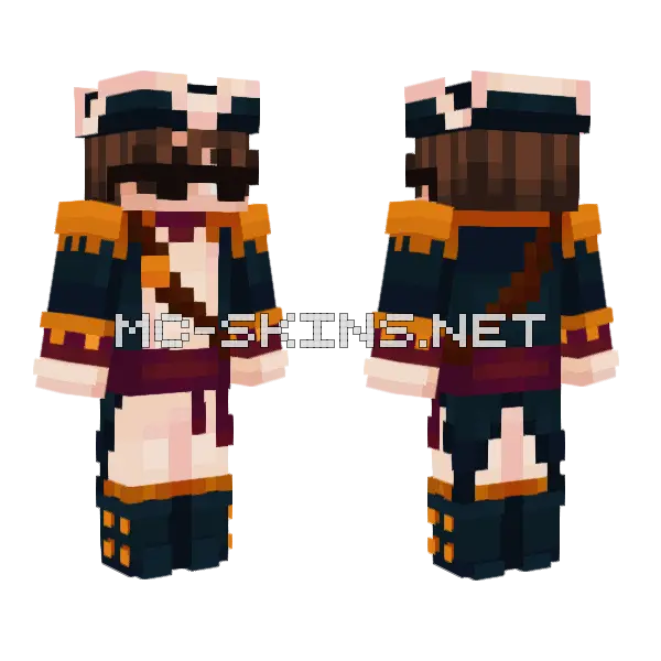 L Manburg Eret Minecraft skin, front and back