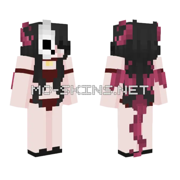 La Diabla Michi1294 Minecraft skin, front and back