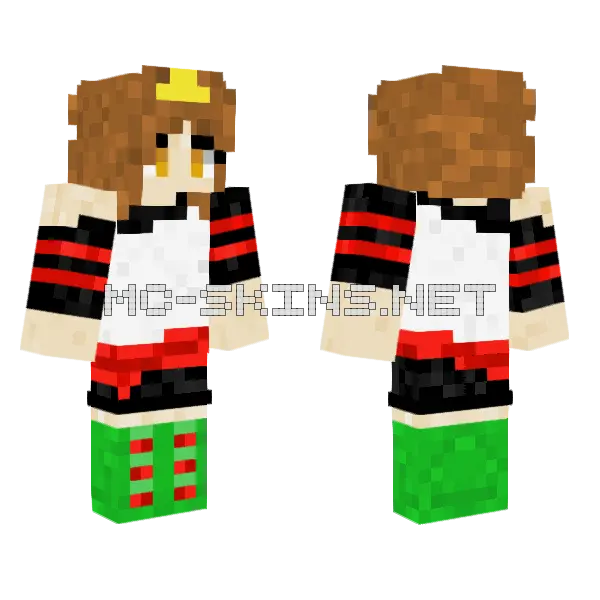 La Nani Ewe Minecraft skin, front and back