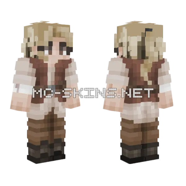 Labour Of Farming OC Minecraft skin, front and back