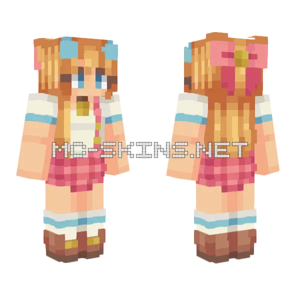 Lactose And Fructose Te Minecraft skin, front and back