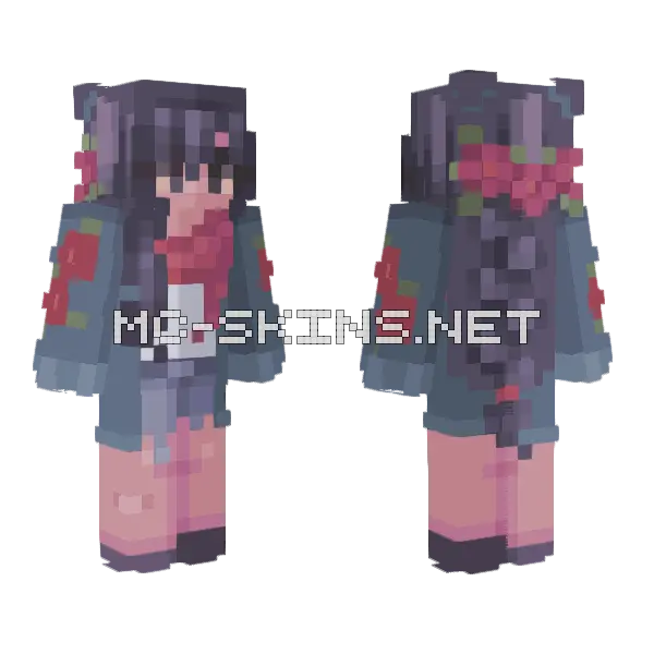 Lacy Ce Minecraft skin, front and back