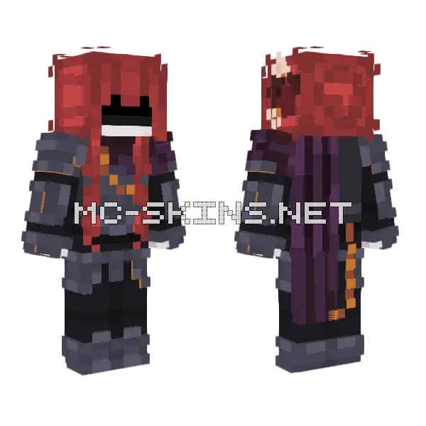 Lady Beatrin Minecraft skin, front and back