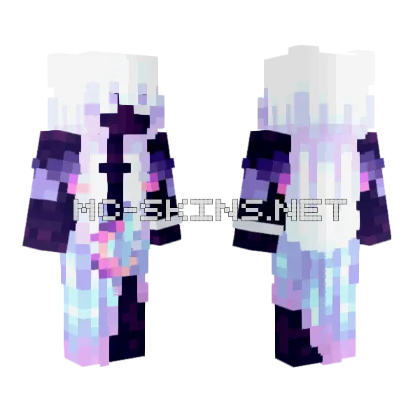 Lady Death Minecraft skin, front and back