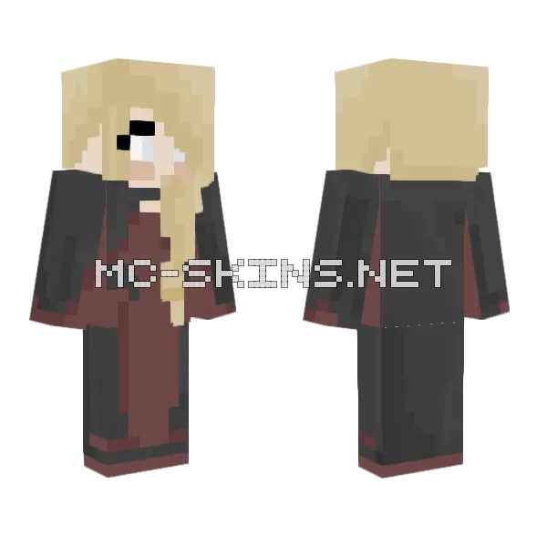 Lady Gisela Sencen Kotlc Minecraft skin, front and back