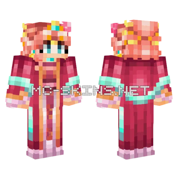 Lady Gyokuyou Minecraft skin, front and back
