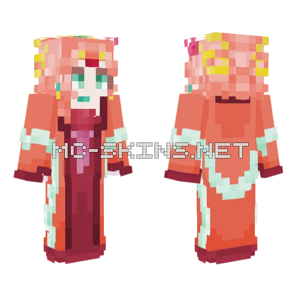 Lady Gyokuyou The Apothecary Diaries 3 Minecraft skin, front and back